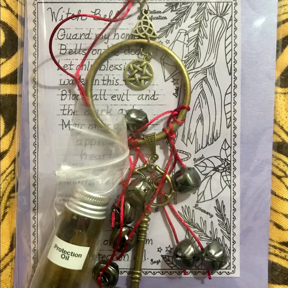 Witch’s Bells Protect Door Good Luck Decoration